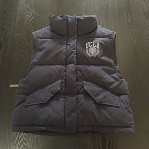 H&M UCLA puffa vest.